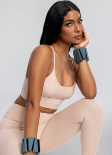 Seamless Crossback Bra | Seashell