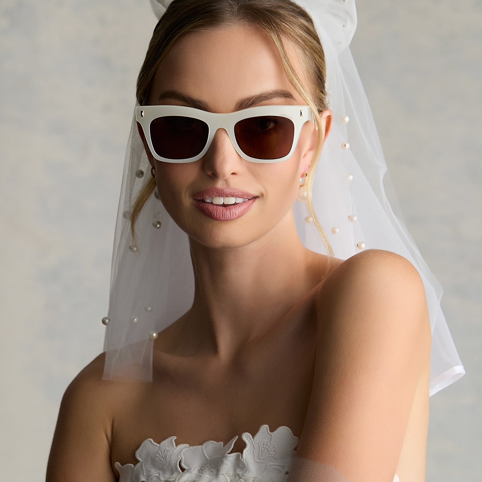 Womens | Bradley Sunglasses | Opaline | Brown Lenses