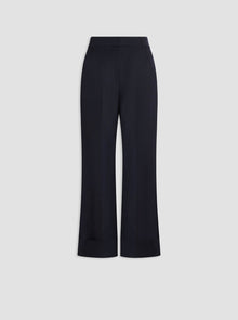 Brody Crop/Cuff Pant | Navy