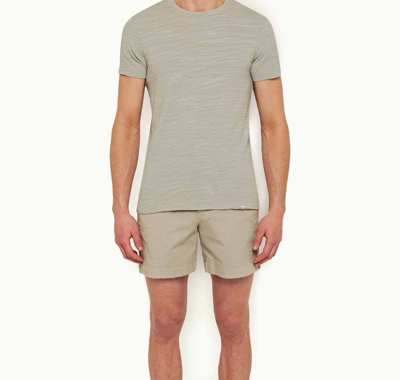 Bulldog Cotton Twill Mid-Length Cotton Twill Shorts | Cliff Grey