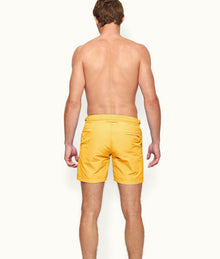 Bulldog Mid-Length Swim Short | Yellow Blaze