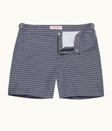 Bulldog Orbit Mid-Length Swim Shorts | Midnight Navy