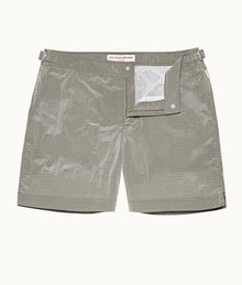 Bulldog Ripstop Ripstop Mid-Length Swim Shorts | Seal Grey