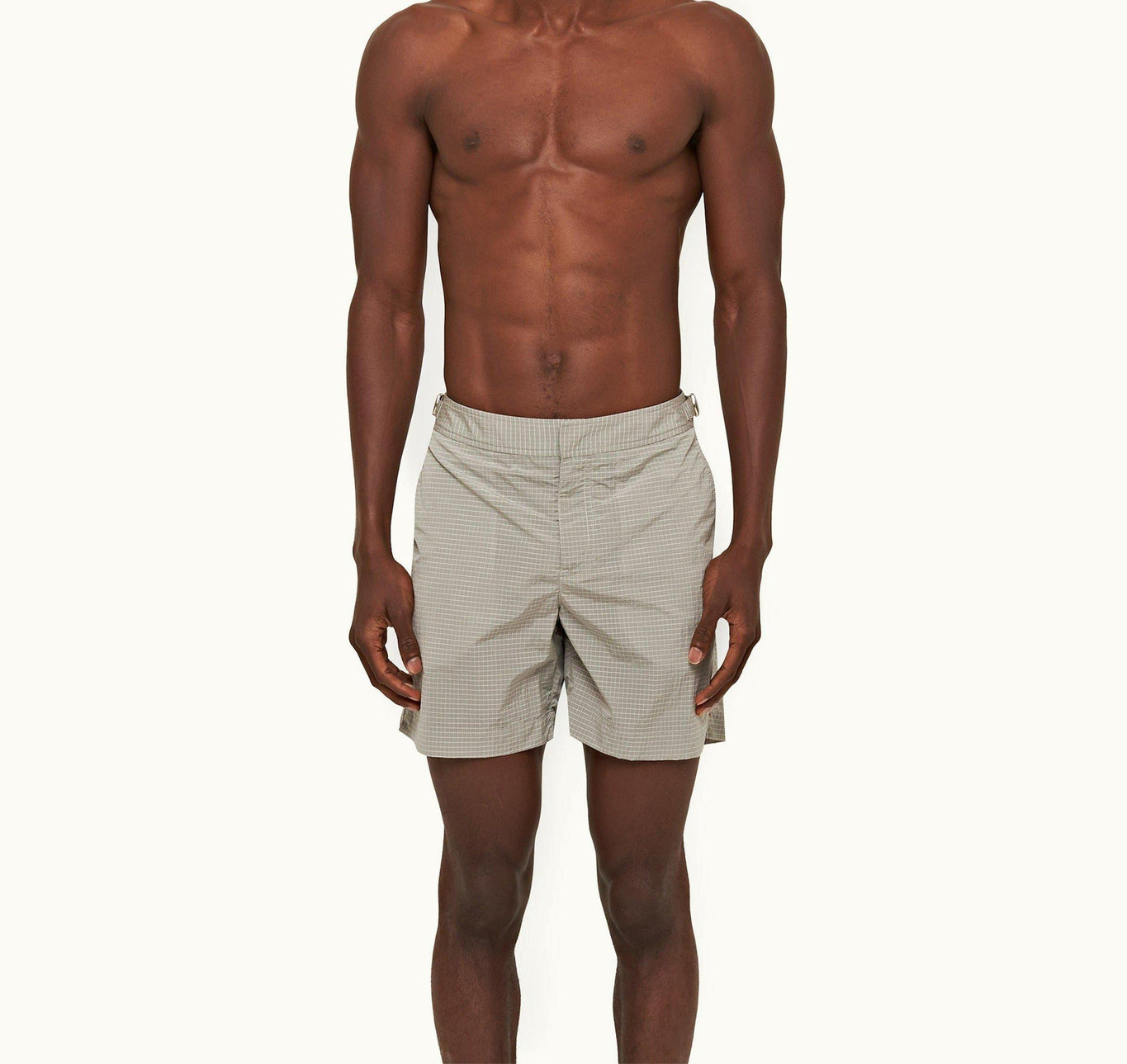 Bulldog Ripstop Ripstop Mid-Length Swim Shorts | Seal Grey