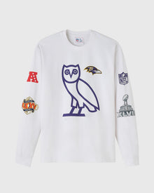Mens | NFL Baltimore Ravens Long-Sleeve Tee | White