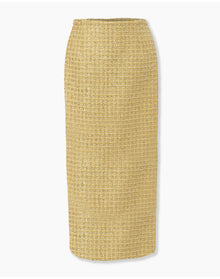 Midi Skirt | Gold