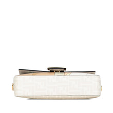 Fendi | Pre-Owned Zucca Graphic Print Coated Canvas Bikini Girls Baguette Satchel | White