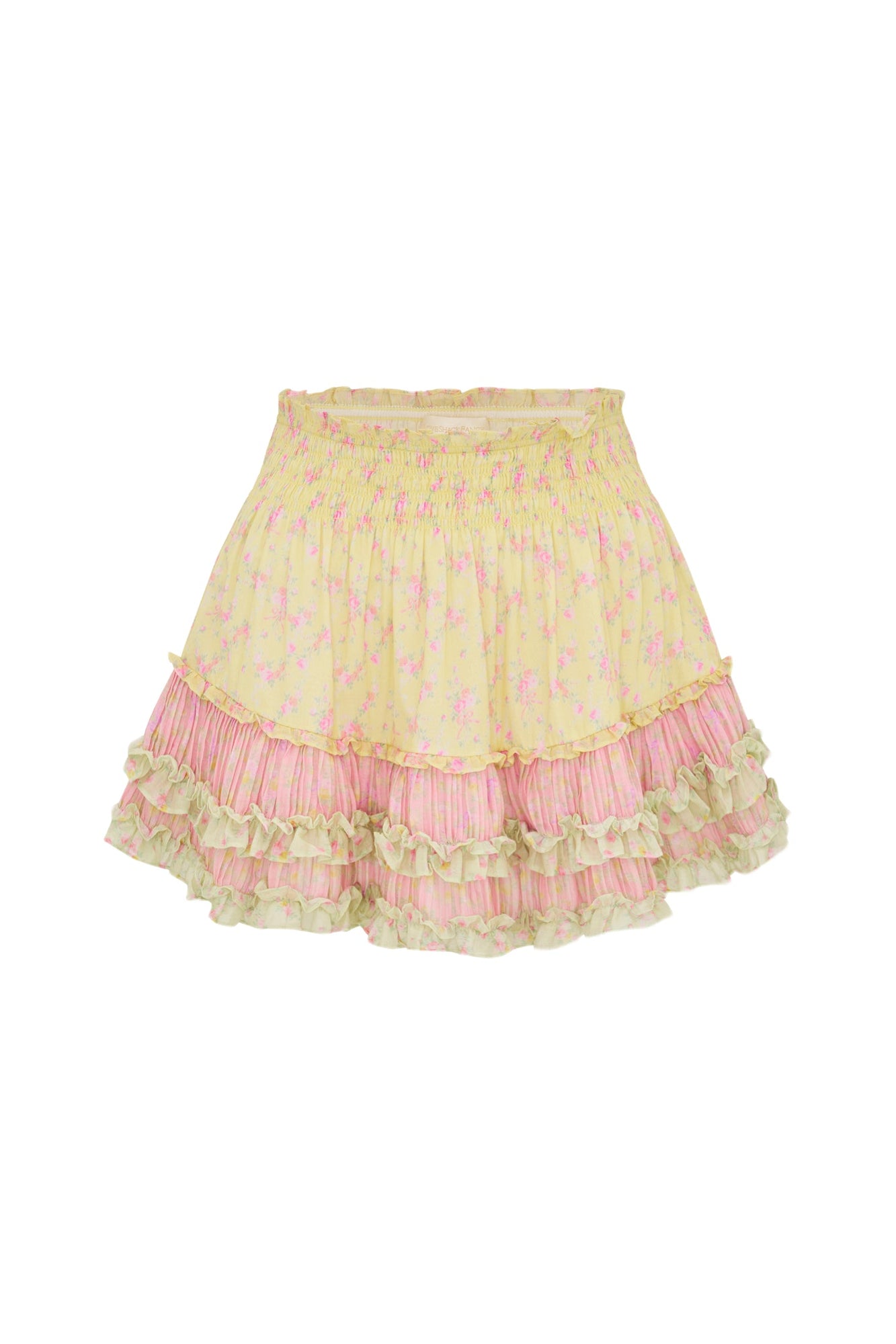 Camellia Cotton Mixed Print Mini Skirt | Taffy Twist