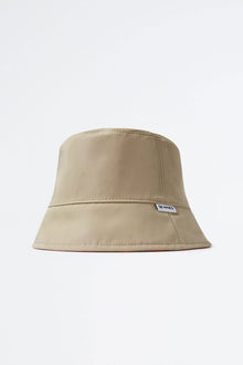 Reversible Logo Bucket Hat | Unisex | Orange x Beige