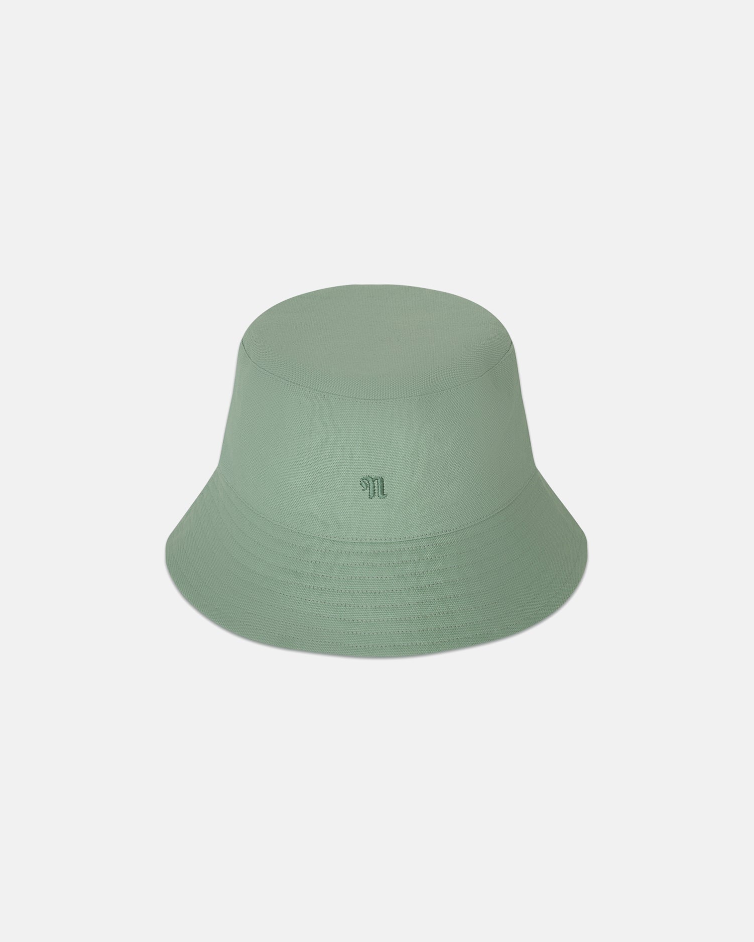 Unisex | Caran Cotton-Canvas Bucket Hat | Leafy Green