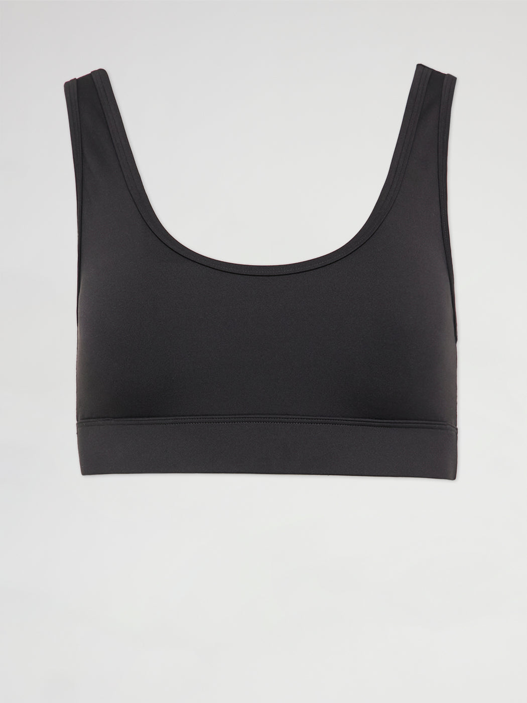 Carbon38 | Cut Out Scoop Bra In Diamond Compression | Black