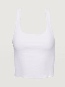 Carbon38 | Ribbed Tank | White