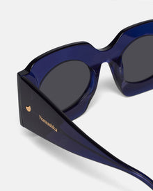 Cathi Bio-Plastic Square-Frame Sunglasses | Navy