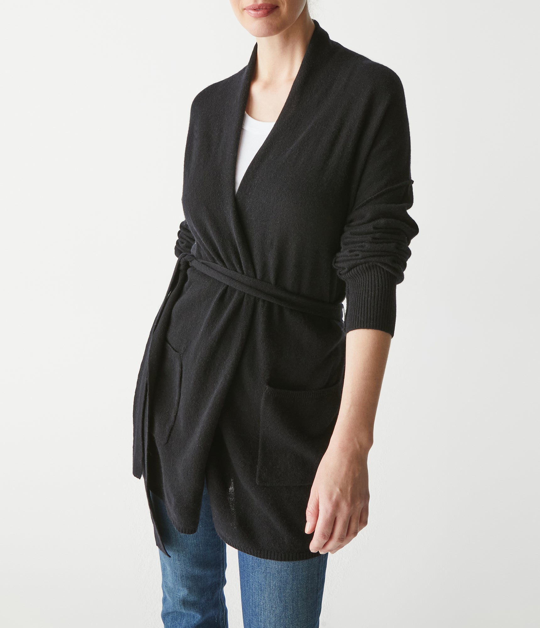 Nyx Open Cardigan | Black