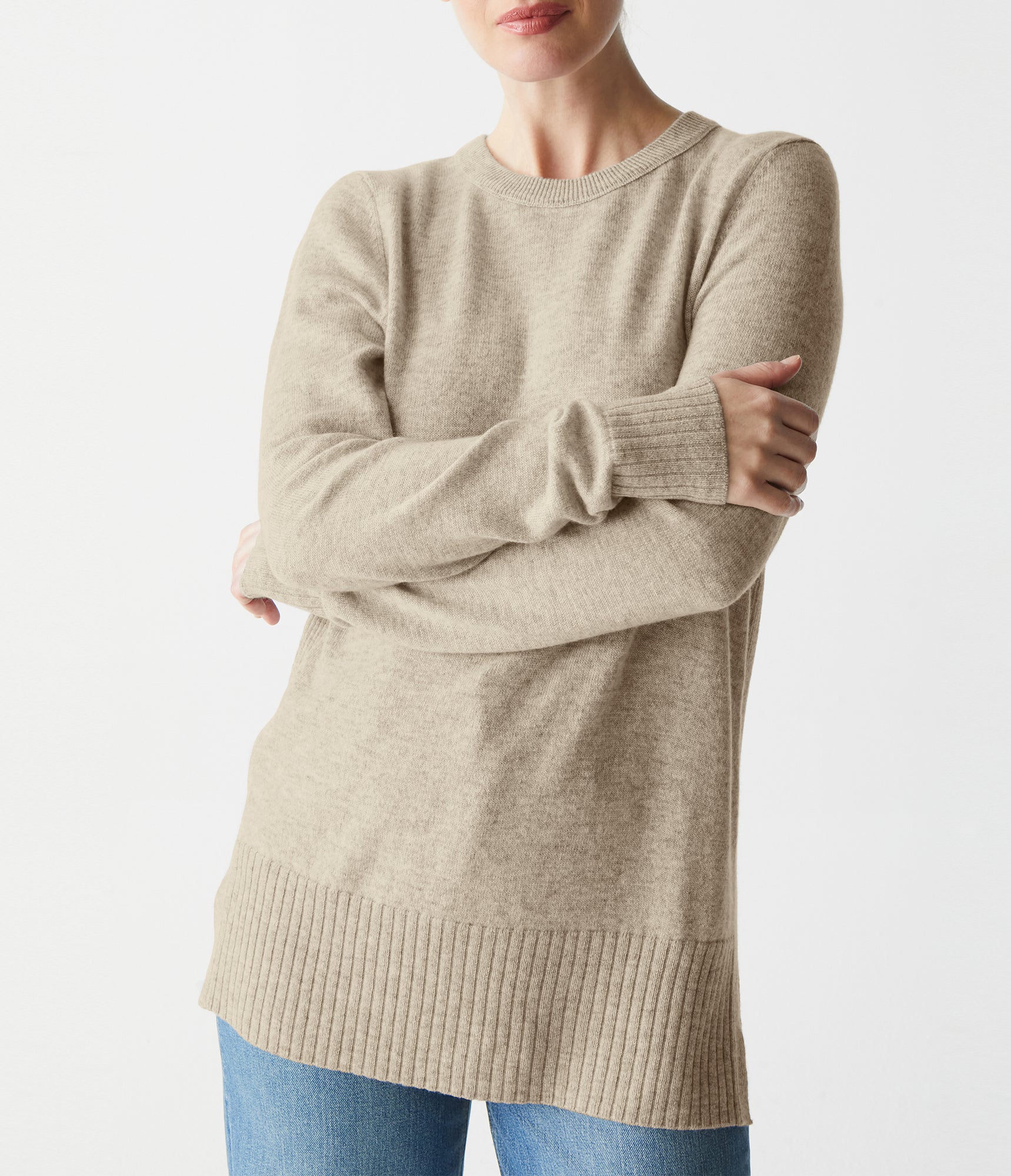 Willow Relaxed Pullover Sweater | Oatmeal