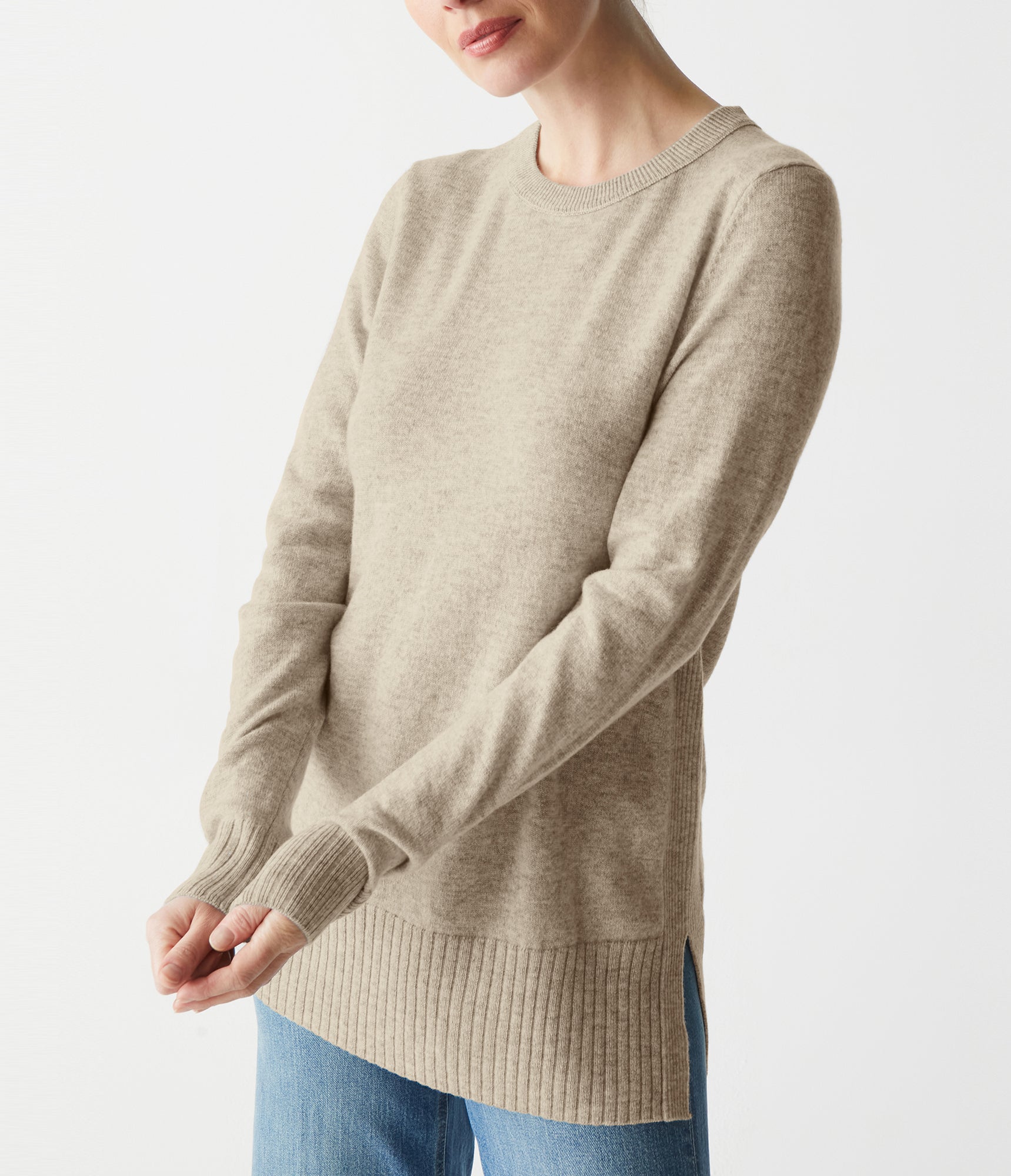Willow Relaxed Pullover Sweater | Oatmeal