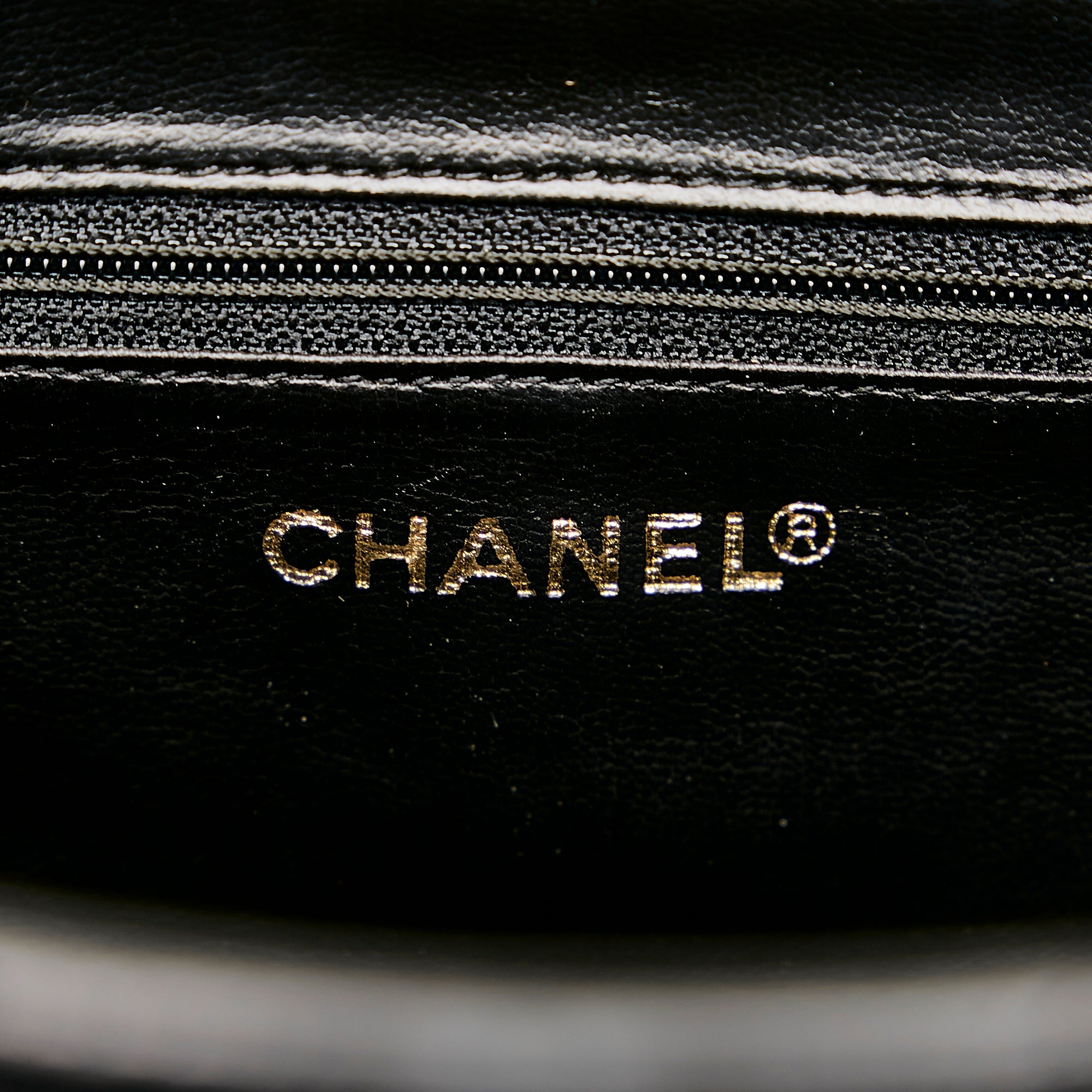 Chanel | Pre-Owned CC Caviar Leather Vanity Bag | Black