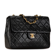 Chanel | Pre-Owned Mini Square Classic Lambskin Single Flap | Black