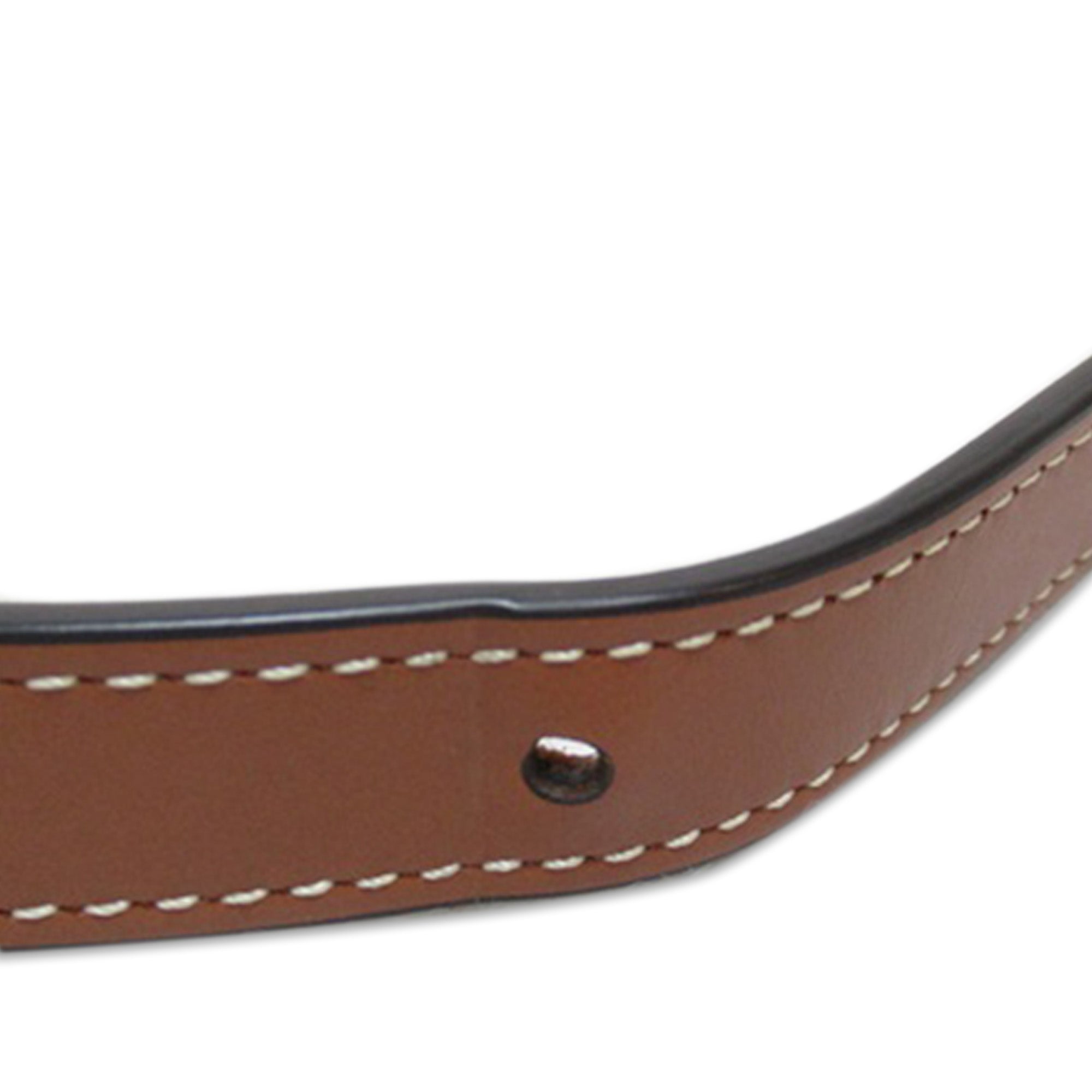 Celine | Pre-Owned Medium Triomphe Coated Canvas Folco Crossbody | White/Ivory