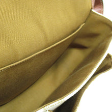 Celine | Pre-Owned Medium Triomphe Coated Canvas Folco Crossbody | White/Ivory