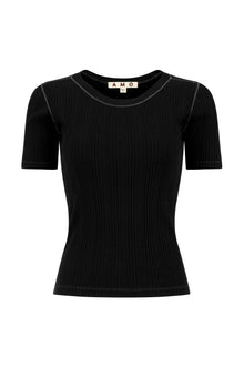 AMO Denim | Cherish Tee in Black