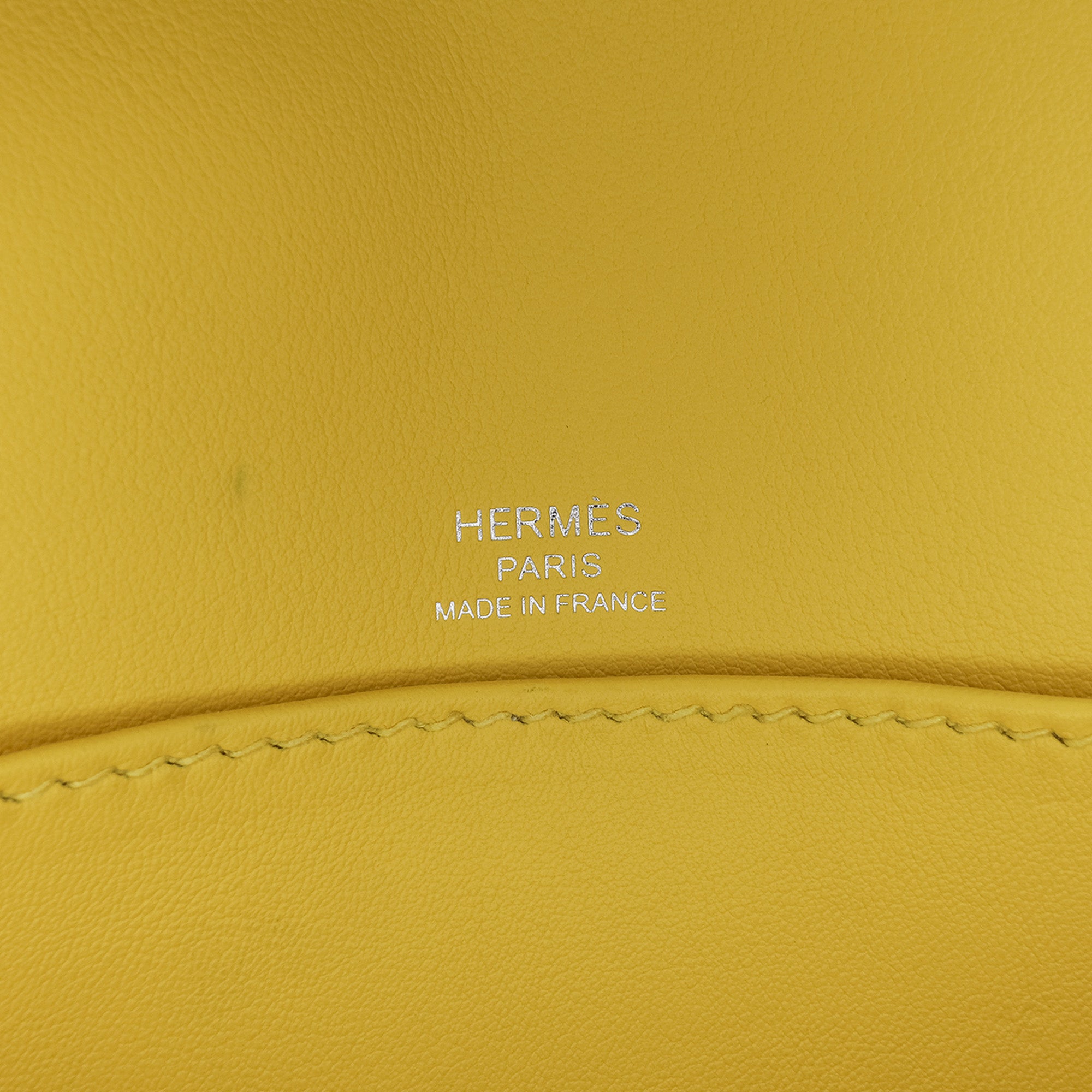 Hermes | Pre-Owned Chevre Mysore Geta | Yellow