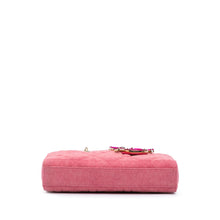 Dior | Pre-Owned Medium Denim Macrocannage Lady D Joy | Pink