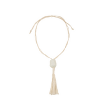 Claudette Necklace | Cream | White