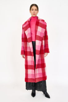 Josephine Coat | Pink Check