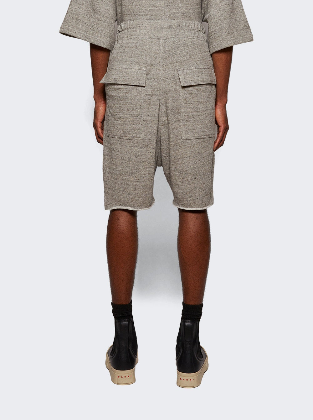 Men | Rick Owens X Champion | Knitted Beveled Pods | Grey Melange