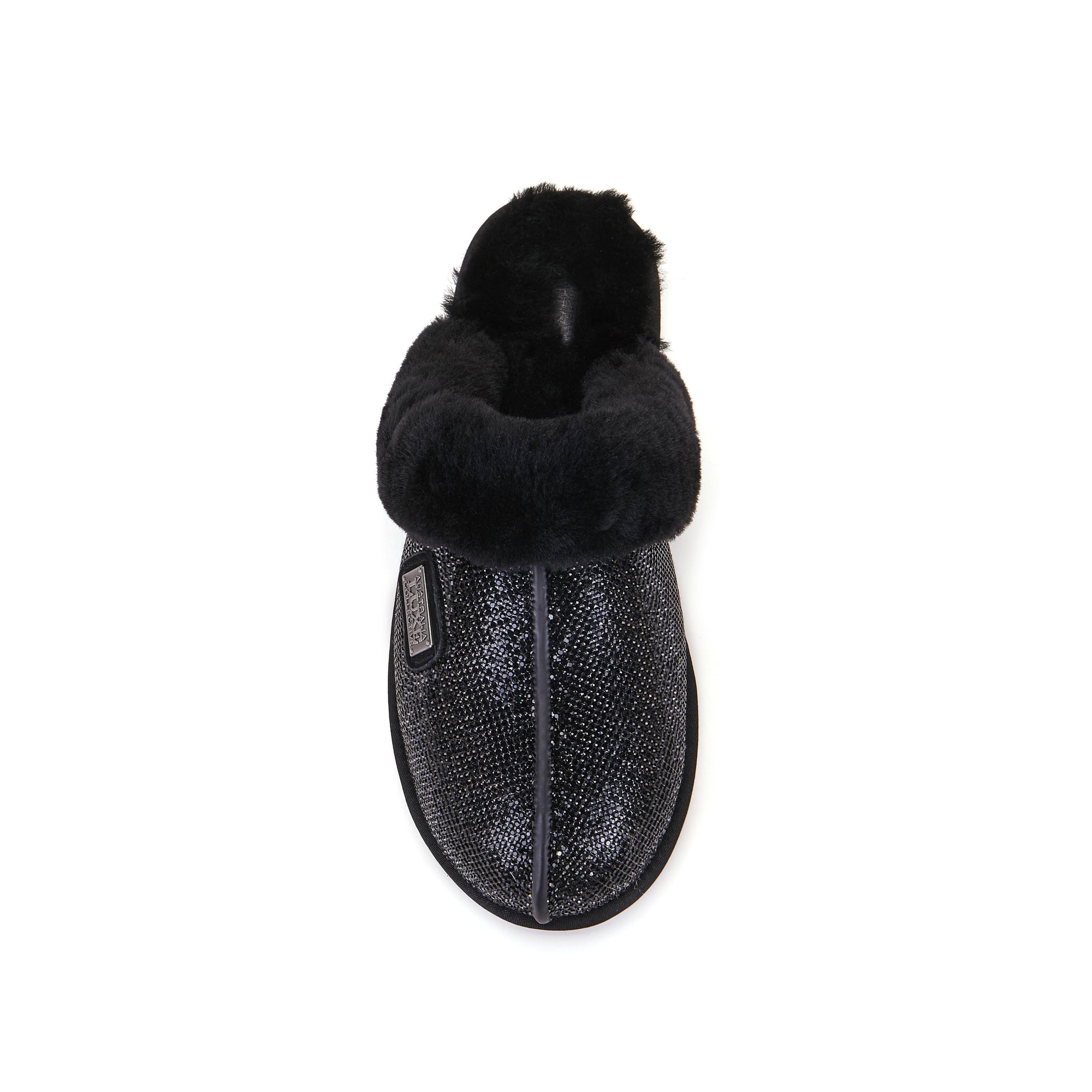 CLOSED MULE GLITTER BLACK - Australia Luxe Collective