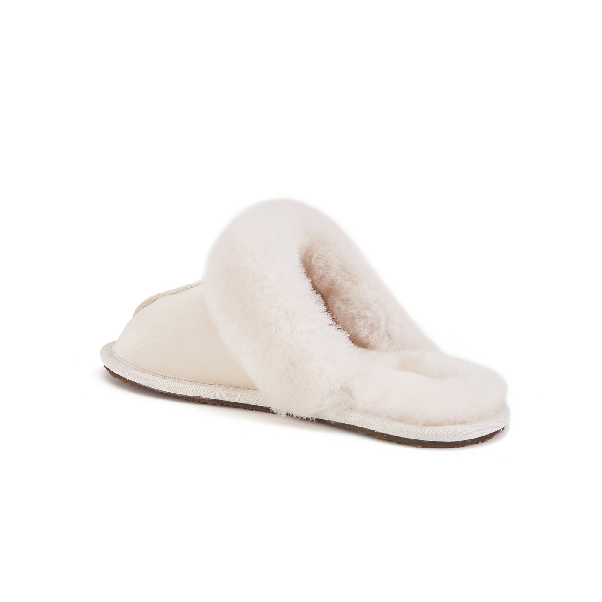 CLOSED MULE SATIN PALE - Australia Luxe Collective