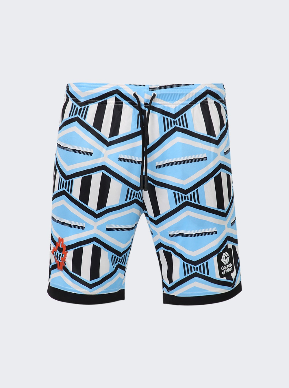 Men | Marcelo Burlon County Of Milan | Folk Sport Football Shorts | Light Blue