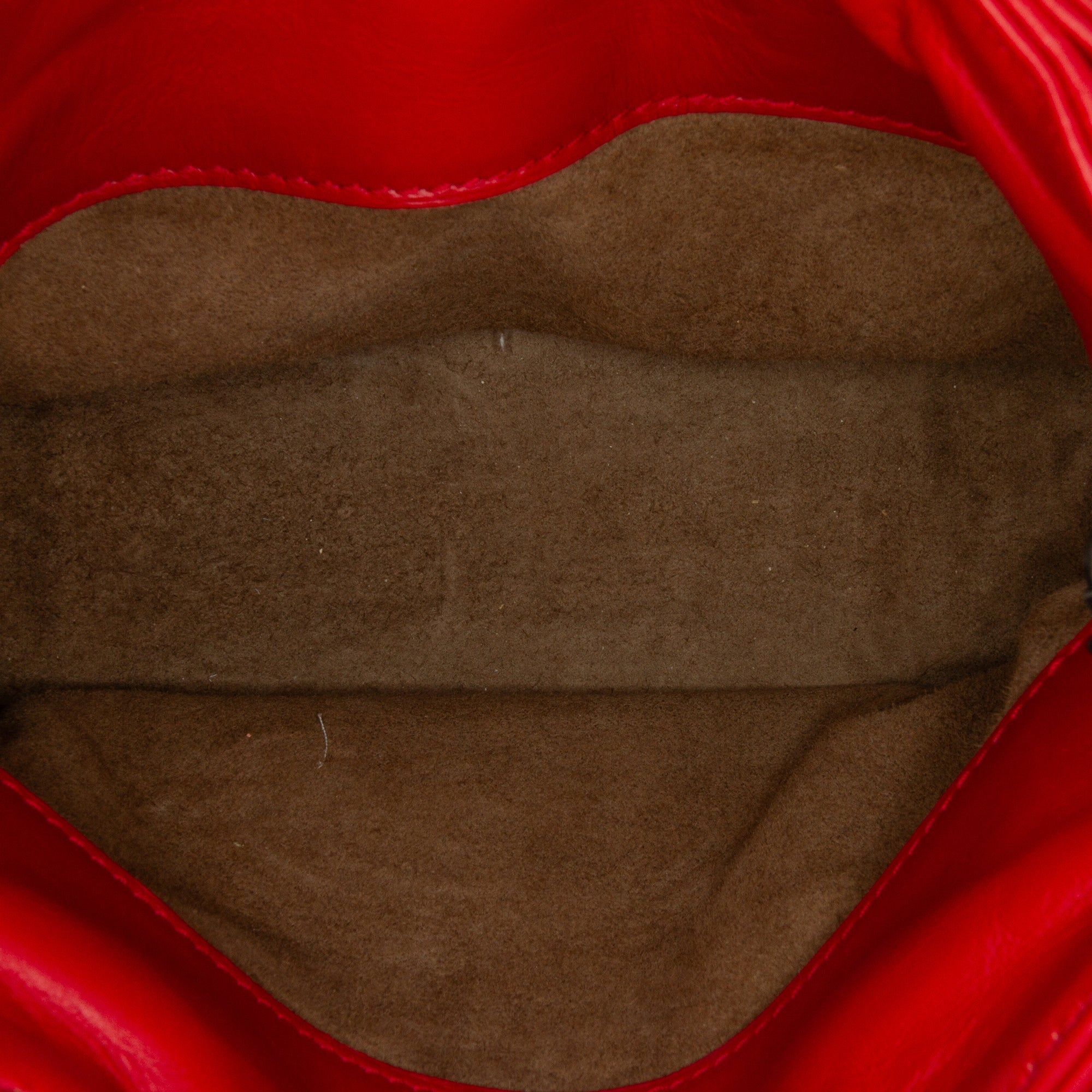 Bottega Veneta | Pre-Owned Mini Nappa Intrecciato Roma Satchel | Red/Dark Red