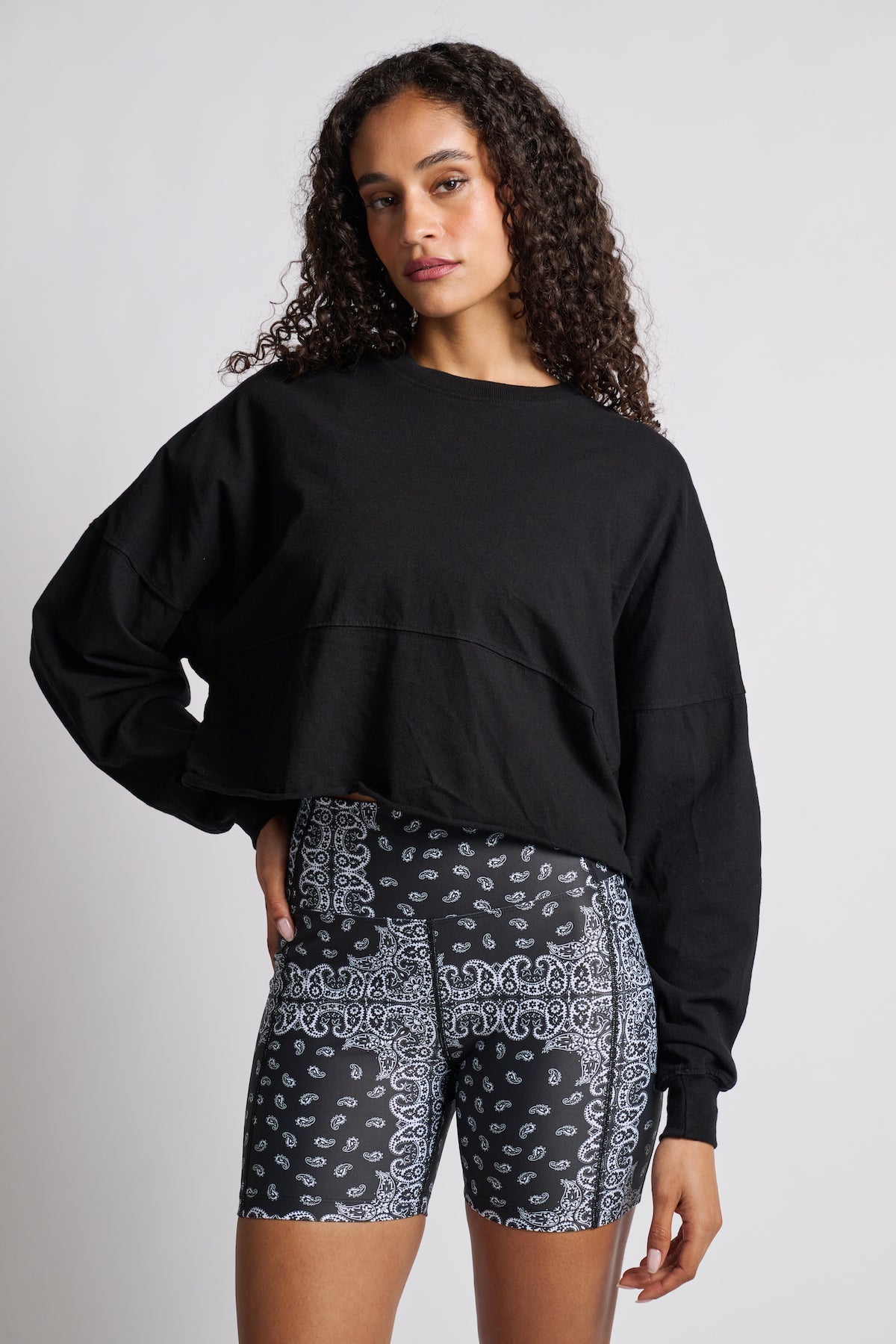 Women | Spirit Jersey | Cropped  Jersey | Black