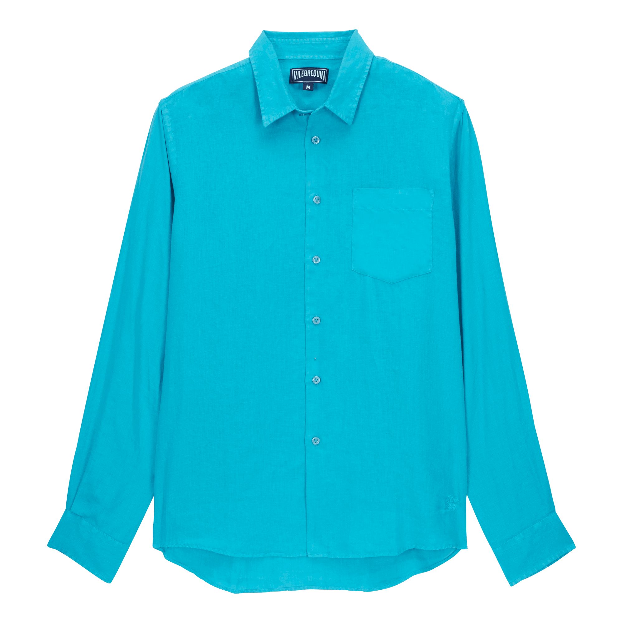 Men | Solid Linen Shirt | Curacao