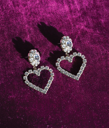 Cupid Heart Earrings - Loren Hope
