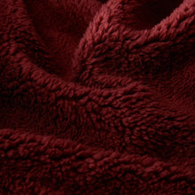 Sherpa Fleece Lounge Shorts | Cabernet/Black