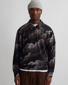 Black | Mott Cloudscape Quarter Zip