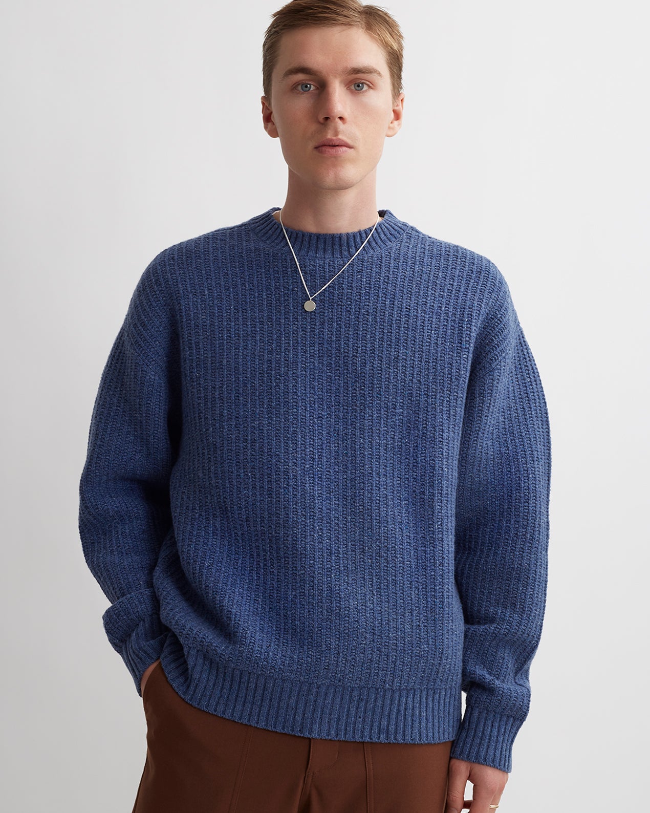 Amparo Blue | Atkins Speckled Sweater