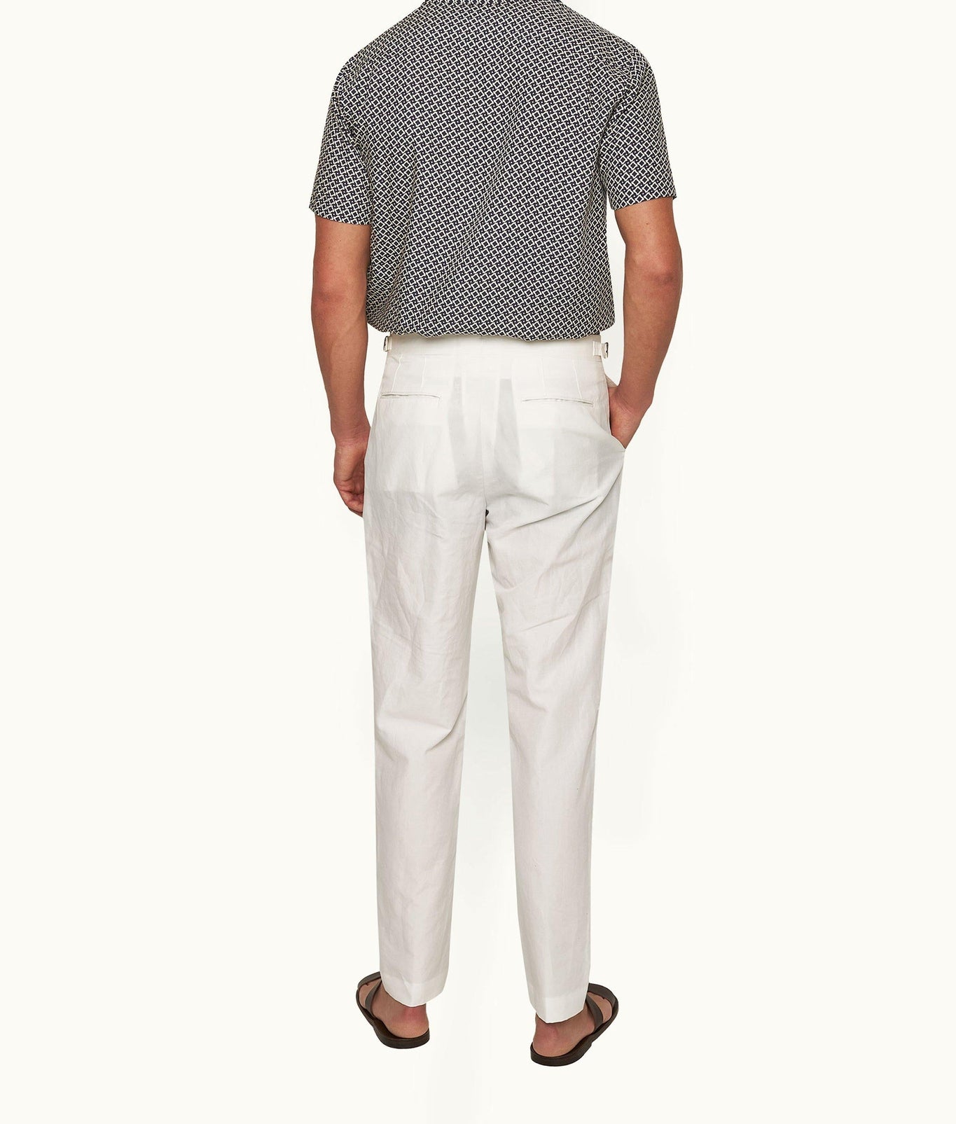 Carsyn Slim Fit Tapered Trousers | Thasos Beach