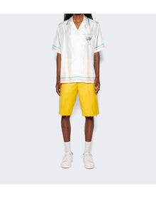 Casablanca | Men | Cuban Collar Short Sleeve Shirt | Tennis Club