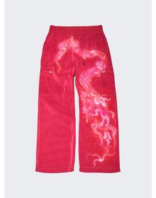 Casella Meyer | Men | Silk Dragon Cargo Pants | Red