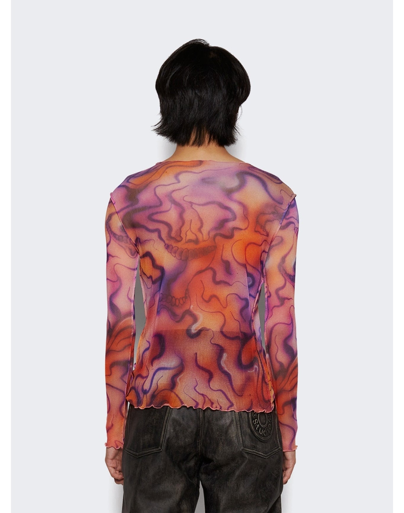 Casella Meyer | Men | Silk Mesh Top | Pink