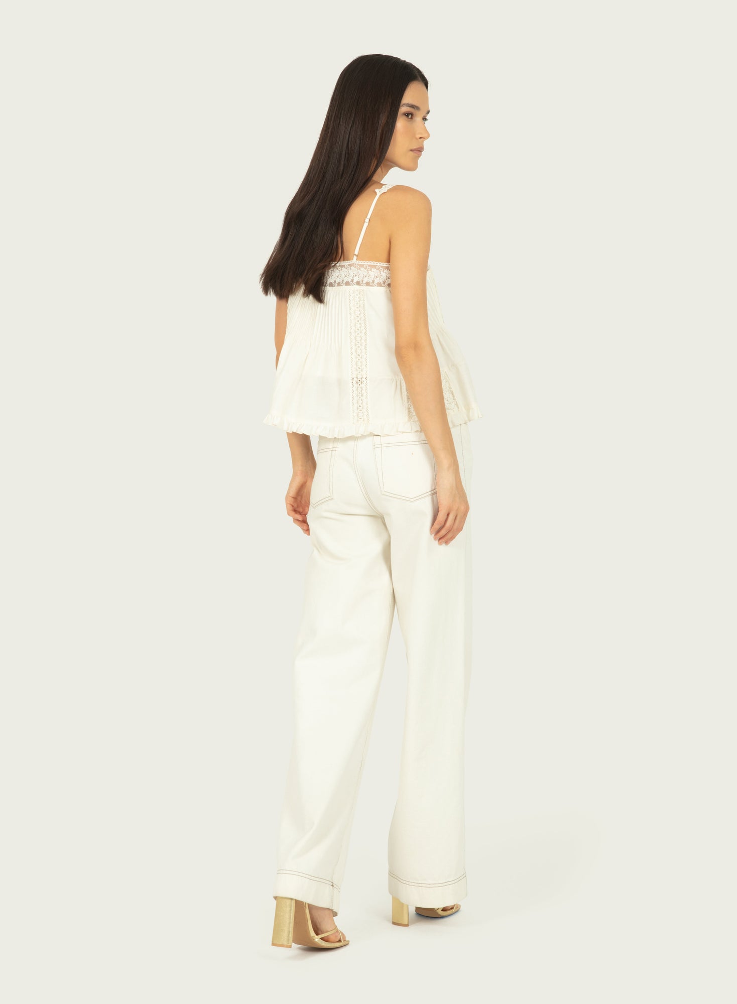Audrey Top | Antique Creme