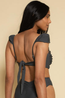 Cabana Bikini Top | Charcoal