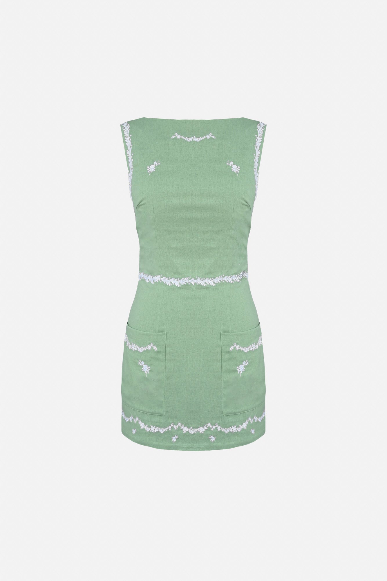 Charlotte Linen Dress | Green