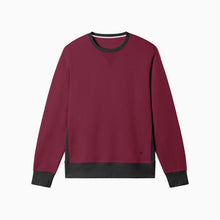 Chilluxe Brushed Fleece Crew | Burgundy