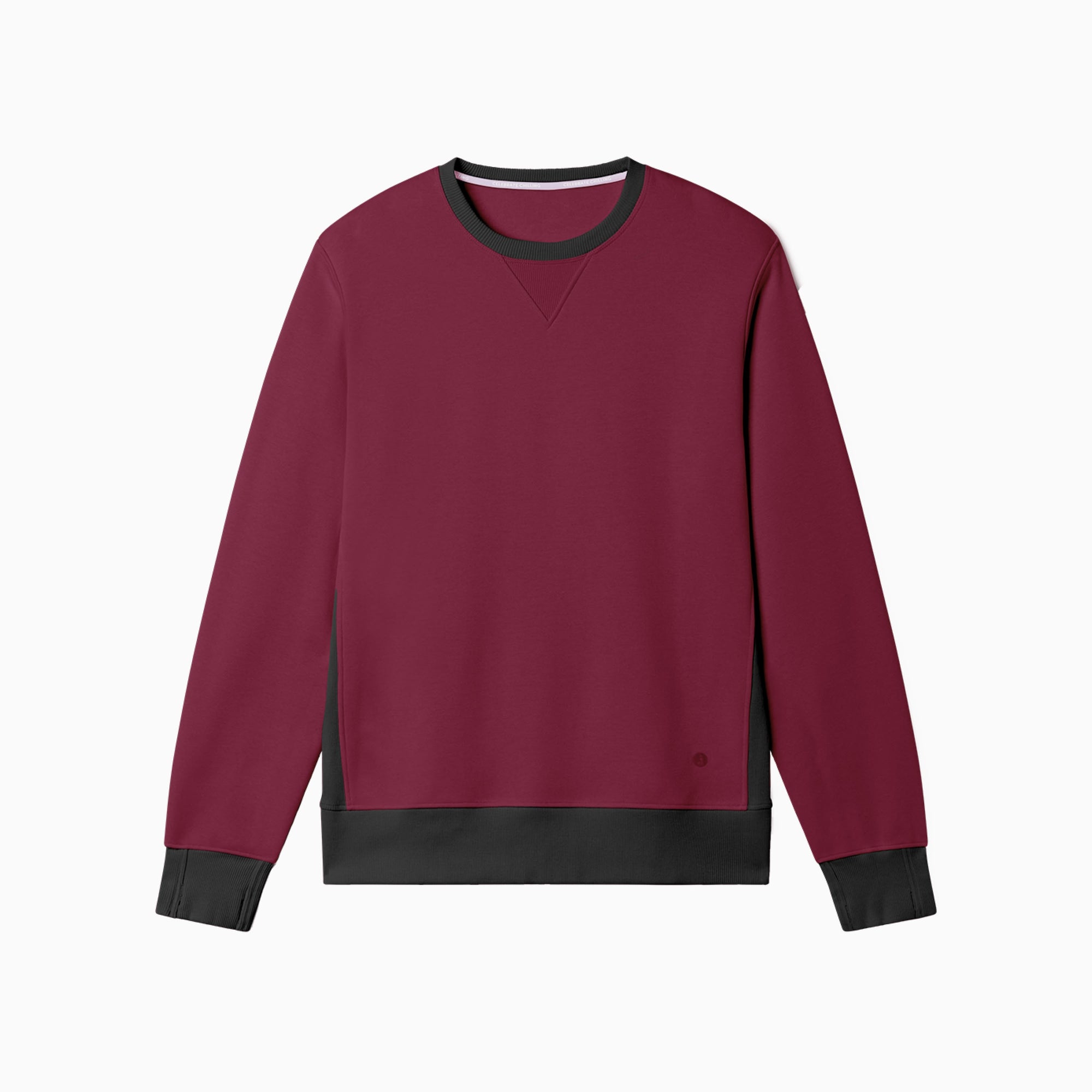 Chilluxe Brushed Fleece Crew | Burgundy