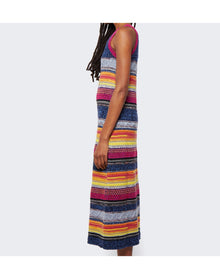 Chloé | Women | Striped Knitted Midi Dress | Multicolor